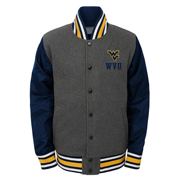 NCAA West Virginia Mountaineers  boys size 10-12 this unique design jacket - Picture 3 of 3